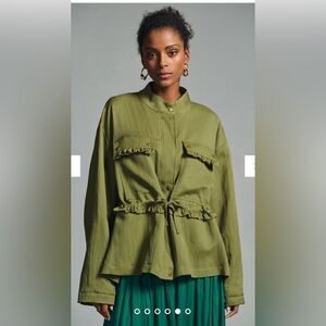 By Anthropologie Oversized Utility Jacket Size M P